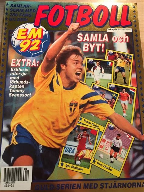 Hela vägen hem, in med bollen, mera mål! Fotboll EM 92 Semic Press - Sonstiges - klebebildchen.net