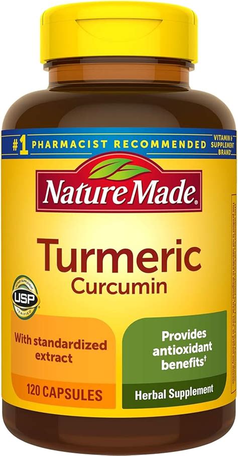 Amazon Com Nature Made Turmeric Curcumin Mg Herbal Supplement For