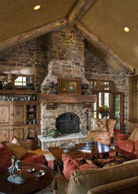 44 Stunning Rustic Mountain Farmhouse Decorating Ideas Page 11 Of 46