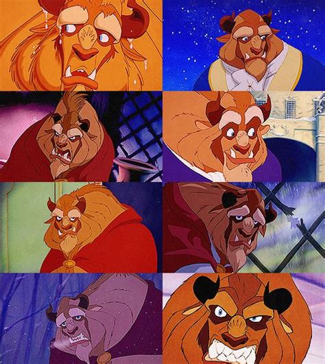 The Faces Of The Beast Disney Artists Disney Beauty And The Beast