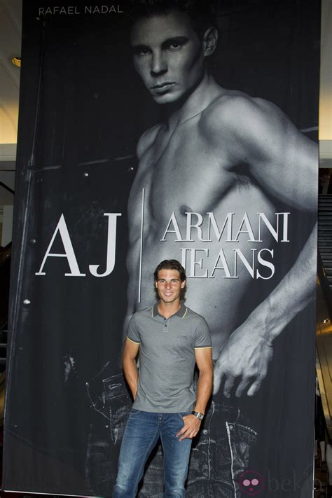 Rafa Nadal Posa Ante La Nueva Campaña De Armani Jeans Fotos En Bekia Moda