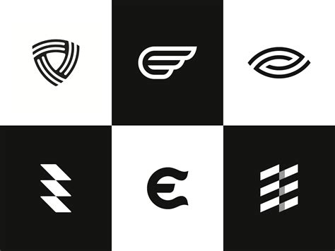 Logo Alphabet E Lettermarks By Omnium On Dribbble
