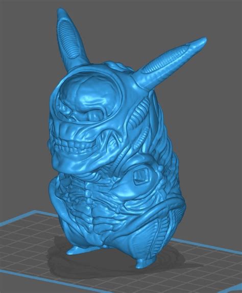 Archivo Stl Pikachu Alien Xenomorfo・plan De Impresión En 3d Para