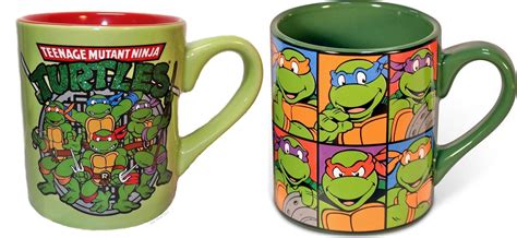 Teenage Mutant Ninja Turtles Tmnt Ceramic Coffee Mugs T Set 2 Mugs
