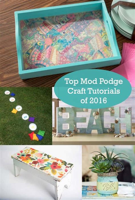 Top 10 Mod Podge Craft Tutorials Of 2016 Mod Podge Rocks