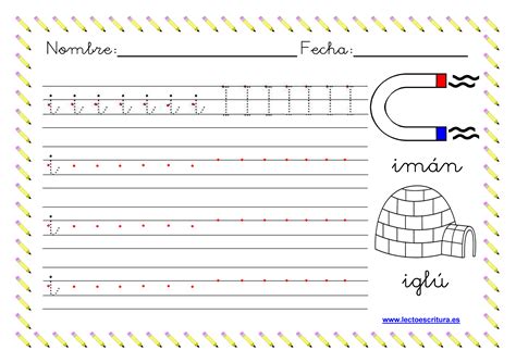 Lectoescritura Es Fichas De Lectoescritura Para Imprimir Ficha