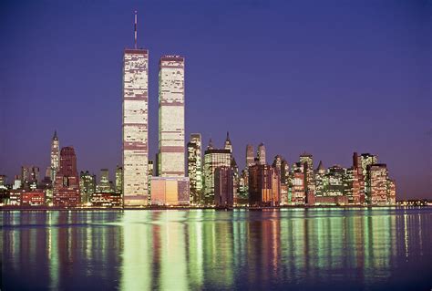 Twin Towers Of The World Trade Center Designed By Minoru