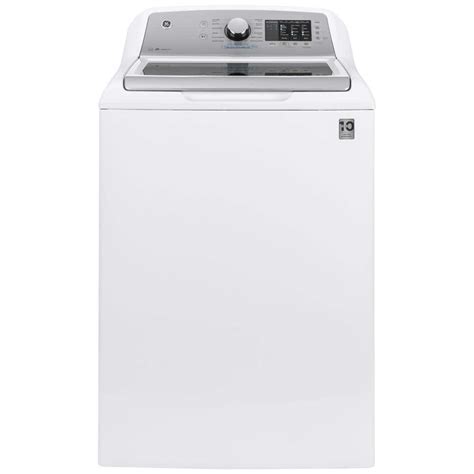GE 4 8 Cu Ft High Efficiency White Top Load Washing Machine With