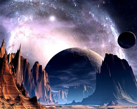 Free Download Sci Fi Science Fiction Planets Alien Sky Stars Nebula