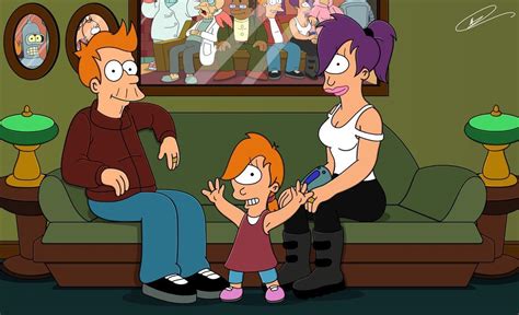 Futurama Fry And Leela Kids