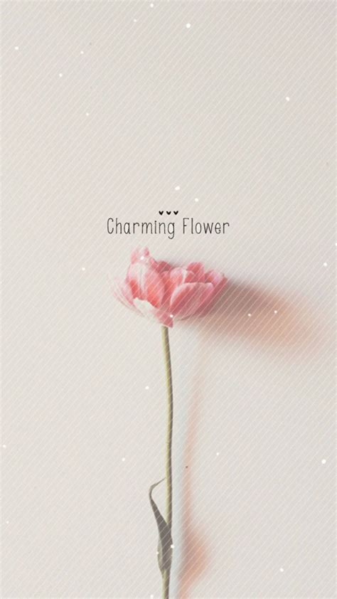 Download Charming Flower Simple Iphone Wallpaper