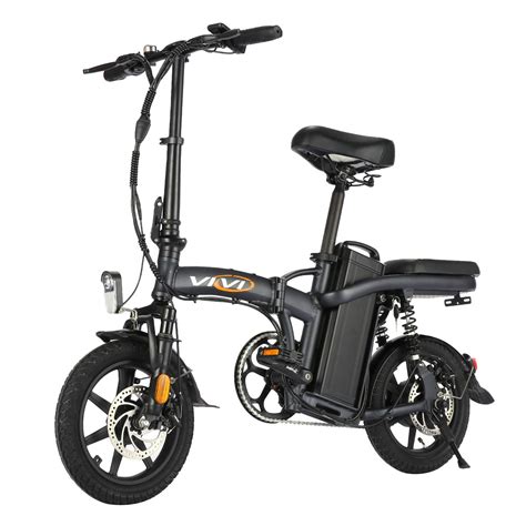 Vivi Z8 Folding Electric Bike 14inch Ebikes For Adults 350w Adult Electric Bicycles Commuting