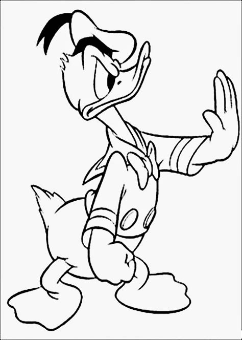 Coloring Blog For Kids Donald Duck Coloring Pages