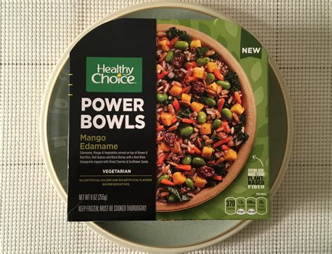 Healthy Choice Mango Edamame Power Bowl Review - Freezer ...