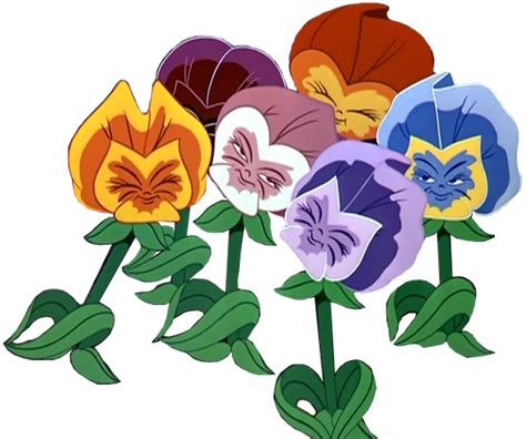 Flowers Alice In Wonderland Extracted Clipart Disney Inspired