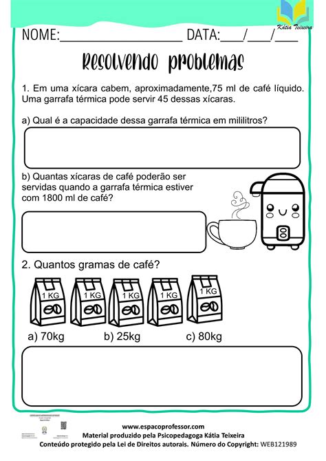 Atividades De Matematica 5 Ano Fração