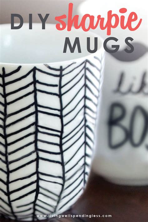 Easy Diy Sharpie Mugs Sharpie Mug Project Diy Mugs