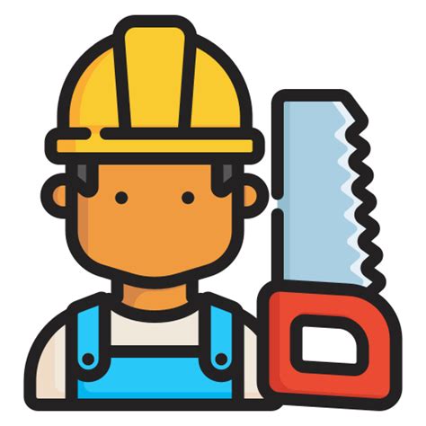 Carpenter Generic Outline Color Icon