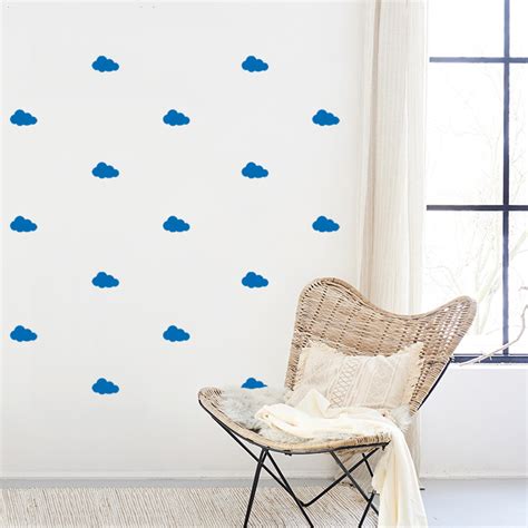 Cloud Wall Decals Cloud Wall Stickers Small Match Set Love