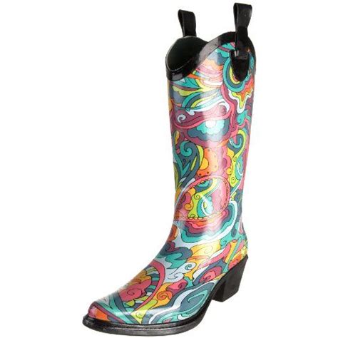 Dav Womens Western Cowboy Karma Boot Boots Cowboy Rain Boots