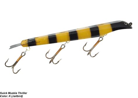Suick 10″ Non-Weighted Thriller [Jailbird] | Suick Lures