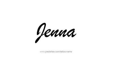 jenna name tattoo designs name tattoos name tattoo tattoo designs