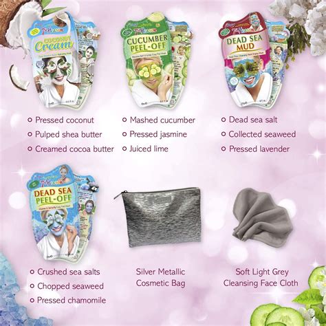 7th Heaven Pamper And Party Bundle With 10 Facial Skincare Masks Inclu Beauty Goddess