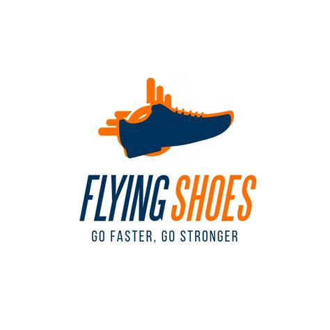 Save big on denali hiking boots & athletic shoes. Copy of Flying shoes brand logo | PosterMyWall