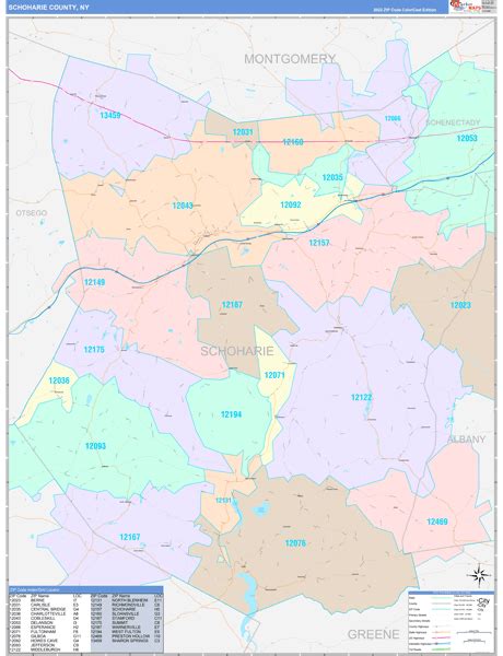 Digital Maps Of Schoharie County New York