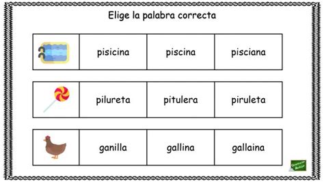 Dislexa Pseudopalabras Elige La Palabra Correctapage 0005