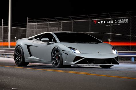 Lamborghini Gallardo Grey Velos S1 Wheel Front