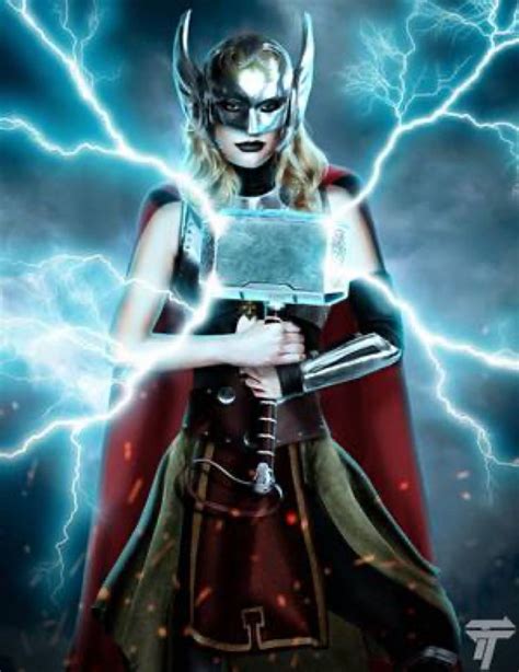 Lady Thor By Timetravel6000v2 On Deviantart Female Thor Marvel