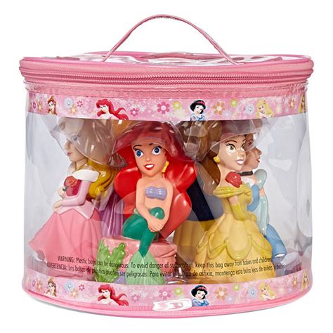 Vibrant yellow and orange tones for items like soap holders can brighten up your child's bathroom if you feel it's a touch too dark. Disney Collection Princess Bath Play Set - JCPenney