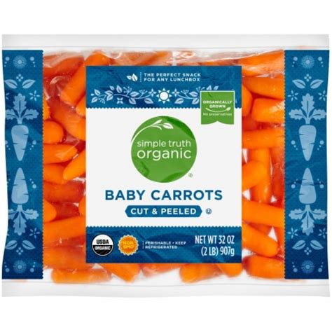Simple Truth Organic Baby Carrots Bag 2 Lb City Market