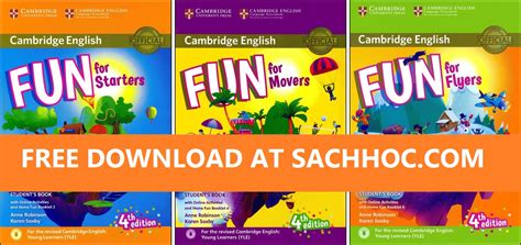 Cambridge English Fun For Starters Movers Flyers 4th Edition Tìm