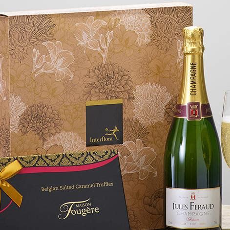 Free shipping on every champagne gift order. Champagne & Salted Caramel Truffles Gift Set