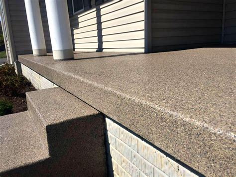 Porch With Steps Concrete Resurfacing Morgantown Wv Concrete Patio
