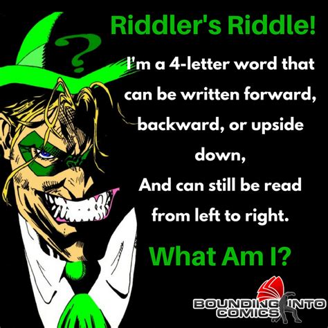 Riddlers Riddle Riddler Riddles Riddler Riddles