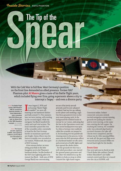 Flypast Magazine August 2020 Subscriptions Pocketmags