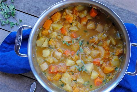 Chunky Root Vegetable Stew | Recipe | Vegetable stew, Root vegetable stew, Vegetable slow cooker