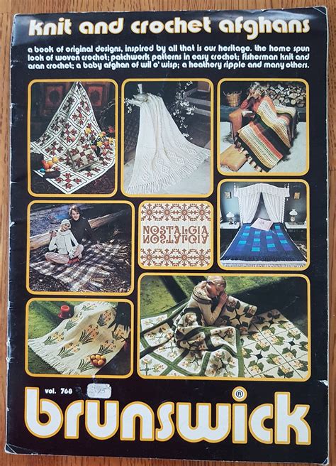 Knit And Crochet Afghans Brunswick Vol 768 16 Patterns By