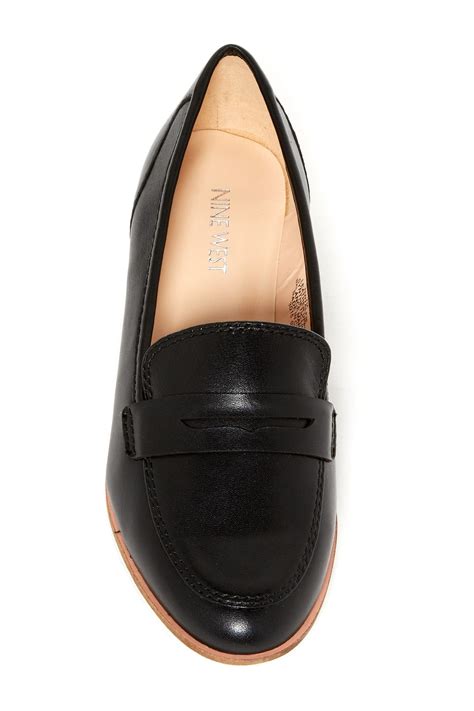 Nine West Alfie Leather Penny Loafer Nordstrom Rack Penny Loafers