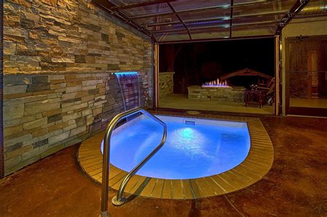 Outdoor pools are a respite from the hot smoky mountain days, while indoor pools are perfect for splashing around and relaxing in any season. Urban Cowboy cabin in Gatlinburg | Gatlinburg cabins ...