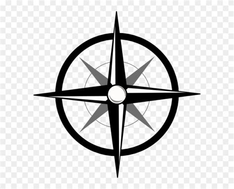 Compass Rose Clip Art Free Vector In Open Office Drawing Simple