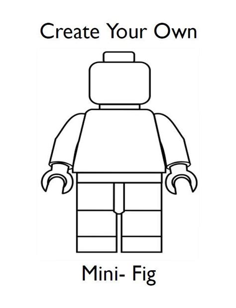 This is where coloring books come in. Draw Your Own Lego Minifigures | Lego Games | Lego ...