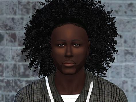 3D curly hair sims 4 model - TurboSquid 1297713