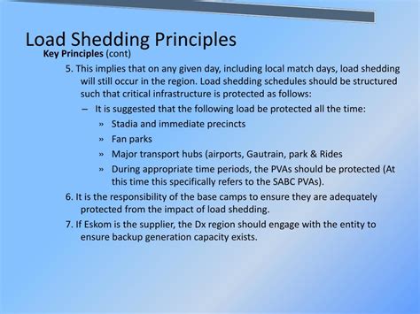 Ppt Load Shedding Principles Powerpoint Presentation Free Download