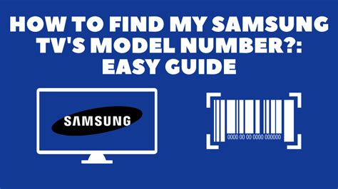 How To Find My Samsung Tvs Model Number Easy Guide Robot Powered Home