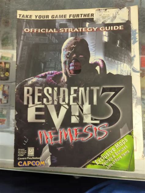 Resident Evil Nemesis Brady Games Official Strategy Guide Book For
