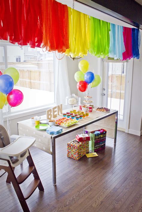 By admin filed under room decor; Corner Orchid: Ben's First Birthday Party